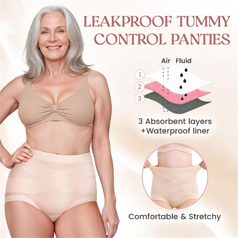 Cross High Waist Tummy Control Briefs