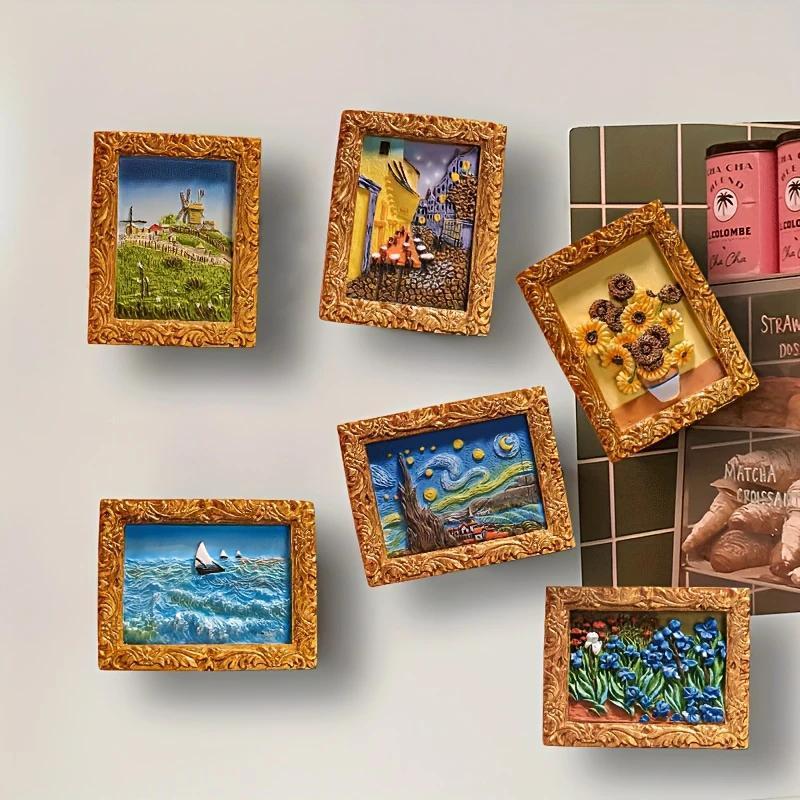 💖Last Day Sale 49% OFF🎨 "Van Gogh Magic Magnets" - 3D-Kunstmagnet-Set (6-teilig)