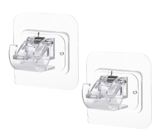🔥Nagelfreie verstellbare Gardinenstangenhalter (2er-Set)
