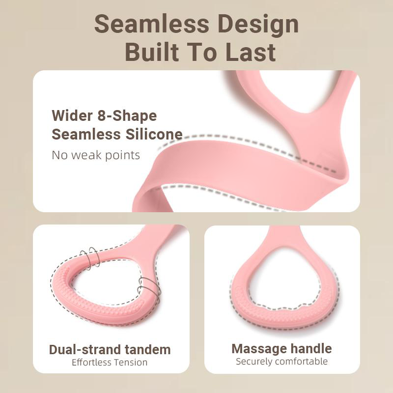 💪Figur-8-Widerstandsband – Silikon-Trainingsband für Frauen