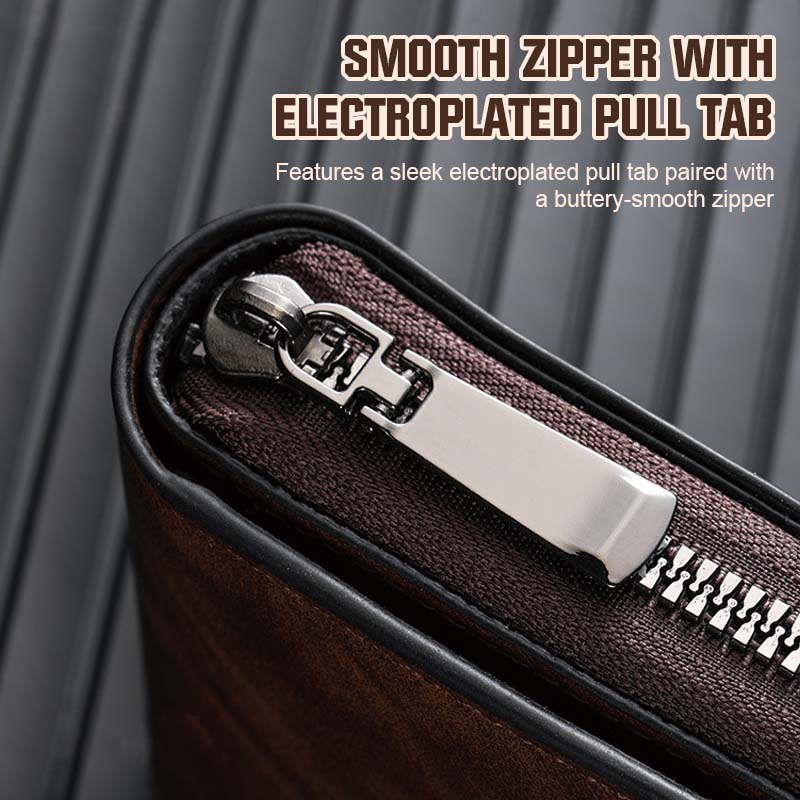 Herren-Geldbörse im Vintage-Stil