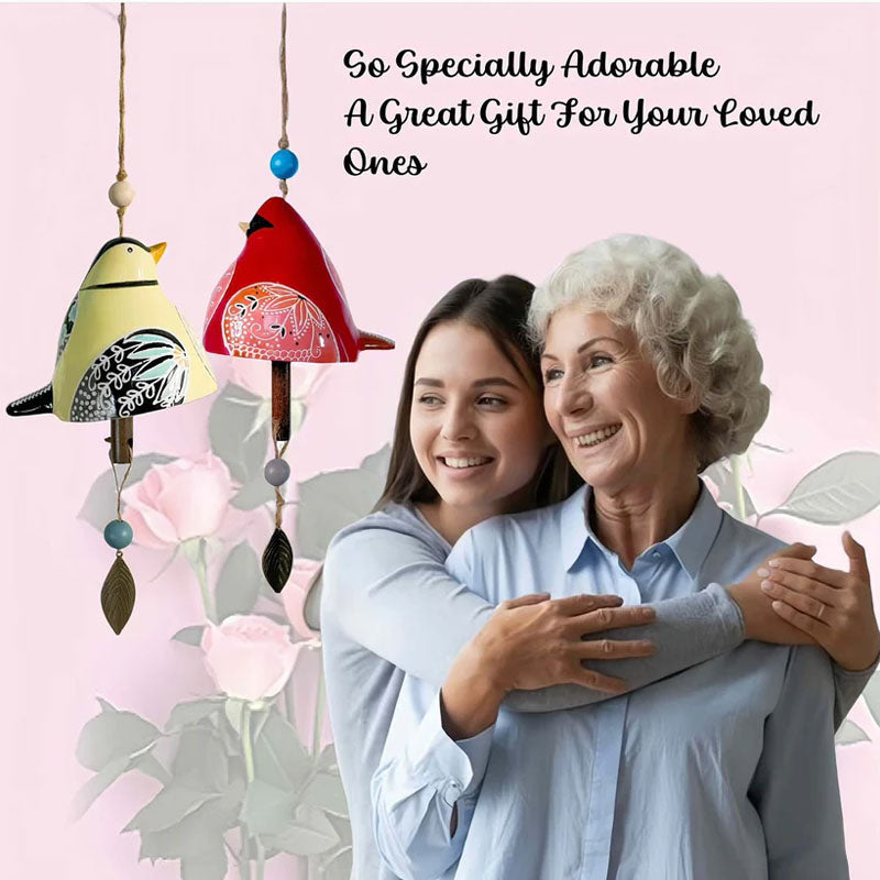 🦜✨ "Melodia Vogelgesang Windspiel" - Handgefertigte Dekoration mit natürlichem Klang