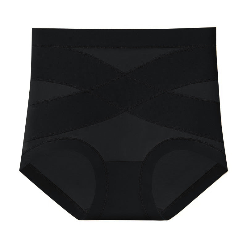 Cross High Waist Tummy Control Briefs