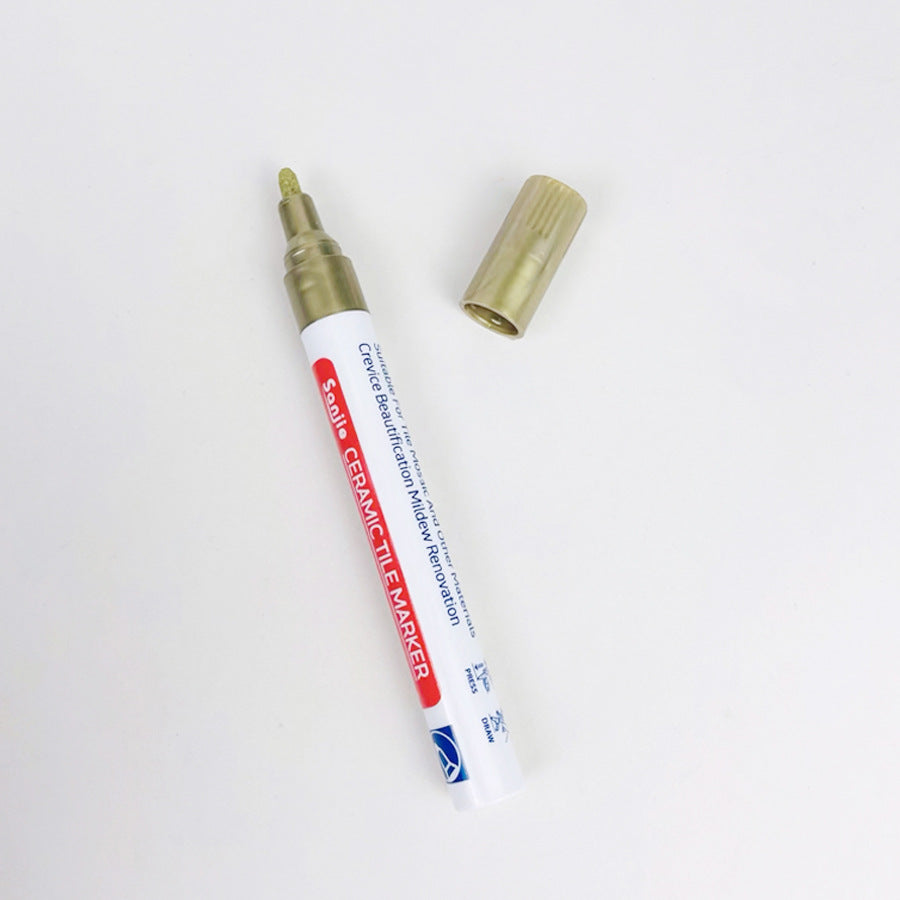 🚿✨ Keramikfliesen-Fugenstift – Wasserdichter & Schimmelresistenter Abdeckstift für Badezimmer & Küche! ✨🧽