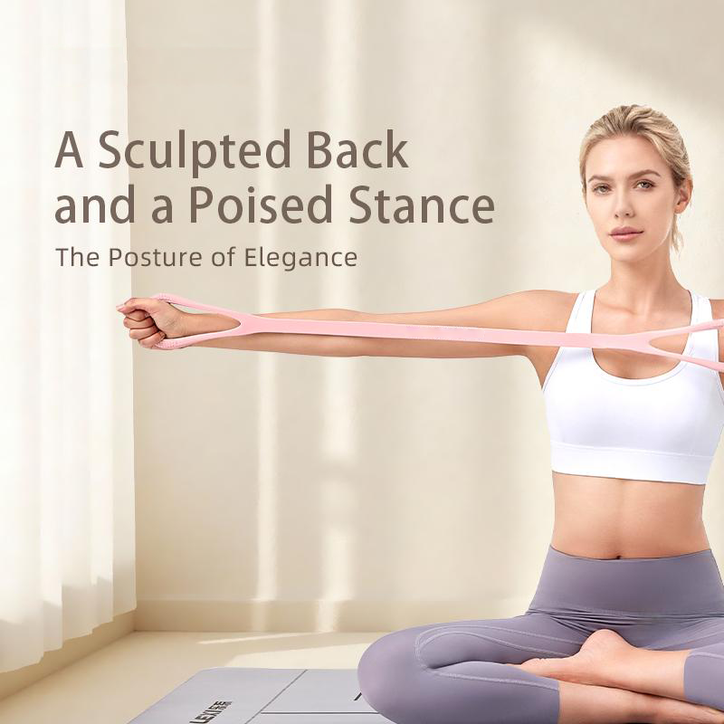 💪Figur-8-Widerstandsband – Silikon-Trainingsband für Frauen