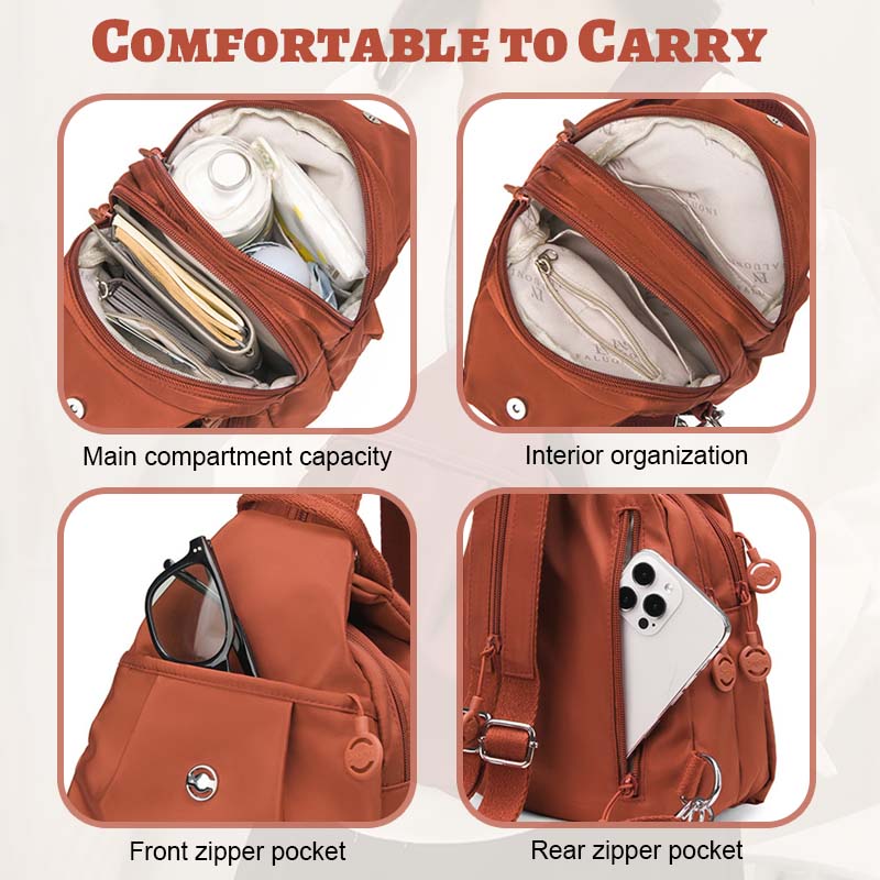 🎒 Multifunktionaler Nylon-Rucksack · Ihr stylischer Begleiter für jeden Tag