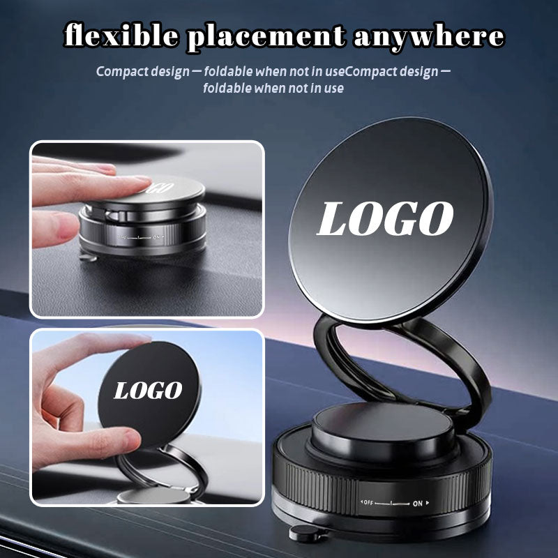 🚗✨Magnetischer Saugnapf-Telefonhalter (Auto-Logo anpassbar)
