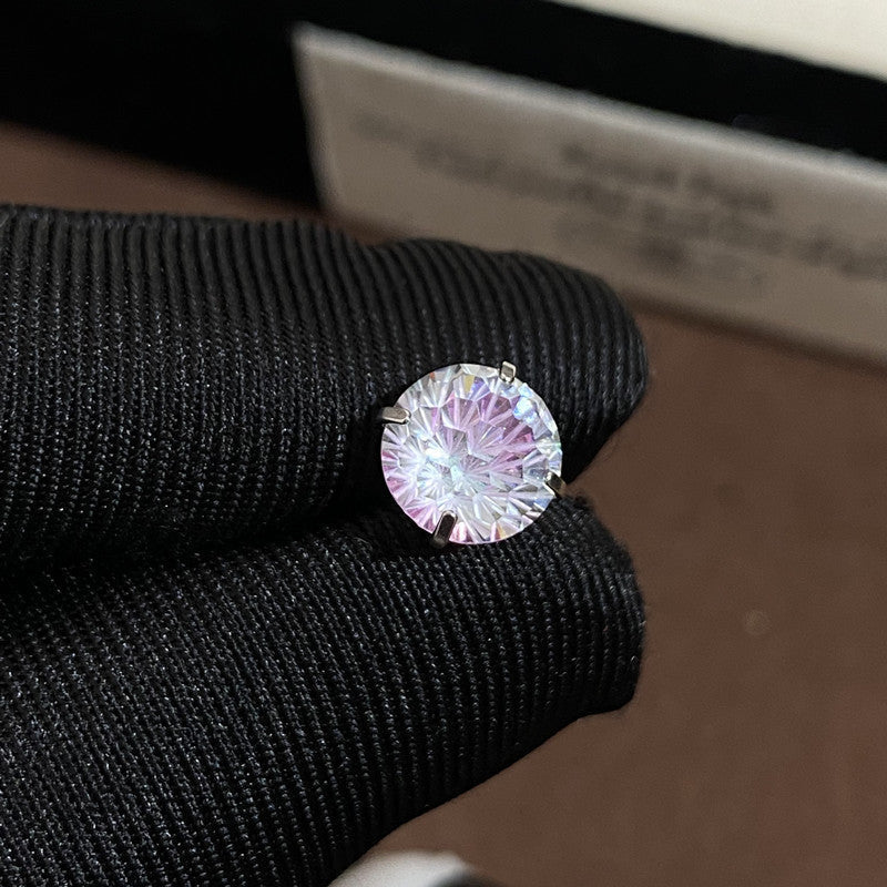 🌈Ohrringe aus Zirkonium-Titanstahl mit feuerwerksartigem Farbwechsel – angenehm zu tragen💫