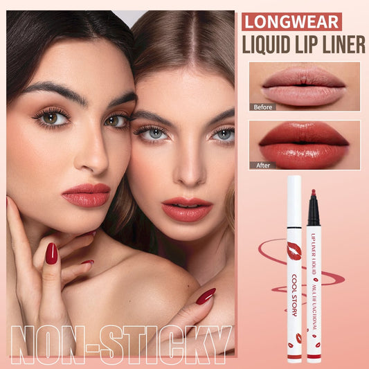 🔥KAUFEN SIE 1, BEKOMMEN SIE 1 GRATIS🔥 Langanhaltender flüssiger Lippenkonturenstift