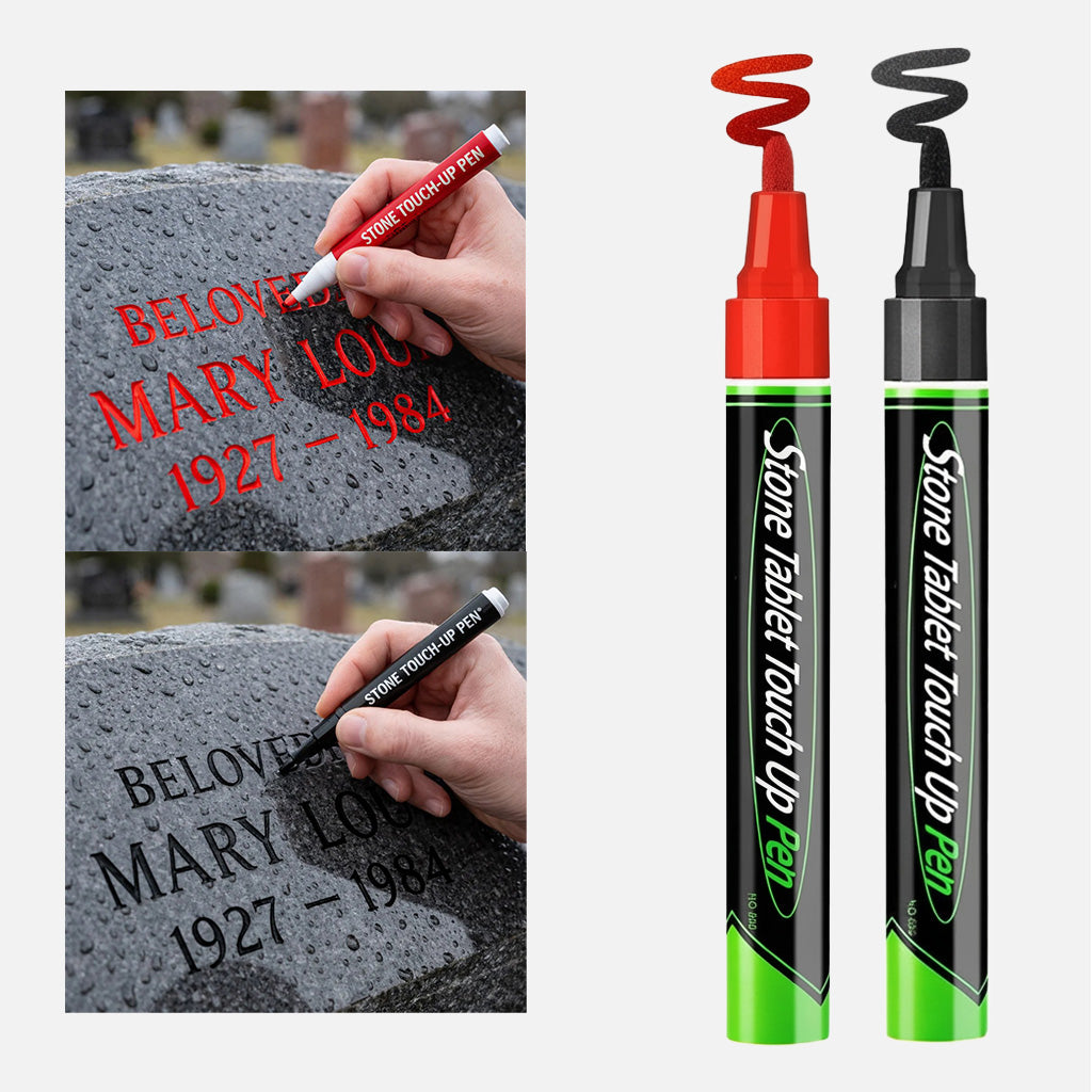 🎁 1 kaufen, 1 gratis erhalten 🐦 Goldfarbene Grabstein-Klammer zur Restaurierung verblasster Grabsteininschriften