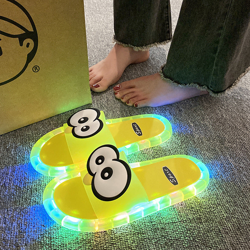 👣Süße Hausschuhe mit Leuchtmoti