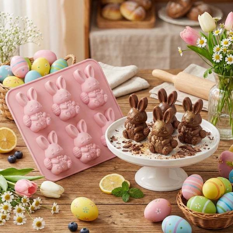 🐮 Mini-Hochlandkuh-Eiswürfelform – Niedliche 3D-Eiswürfel für Getränke, Partys und Geschenke