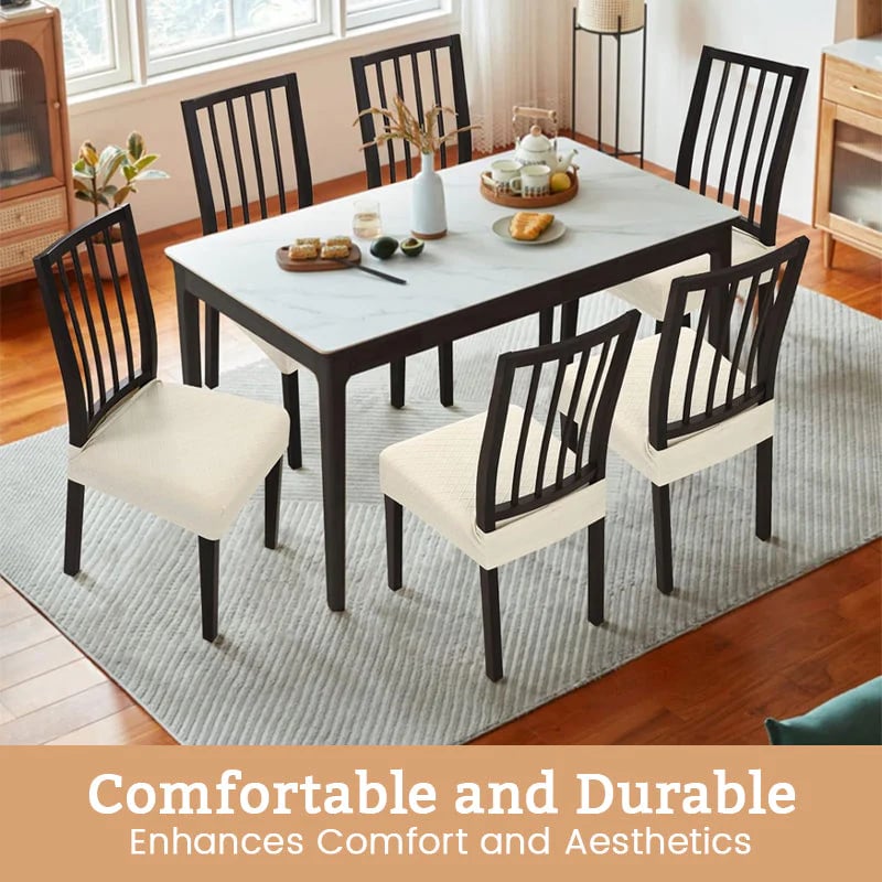 🎅🔥 Wasserdichte Jacquard-Stuhlbezüge – 49 % Rabatt! Strapazierfähig, stilvoll und leicht zu reinigen 🪑✨