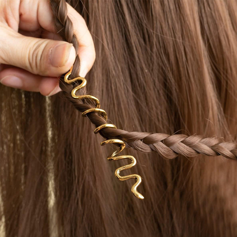 Dreadlock-Haarschmuck/Spiral-Haarspange