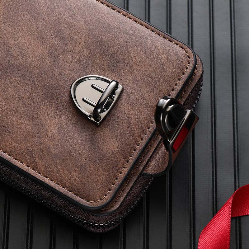 Herren-Geldbörse im Vintage-Stil