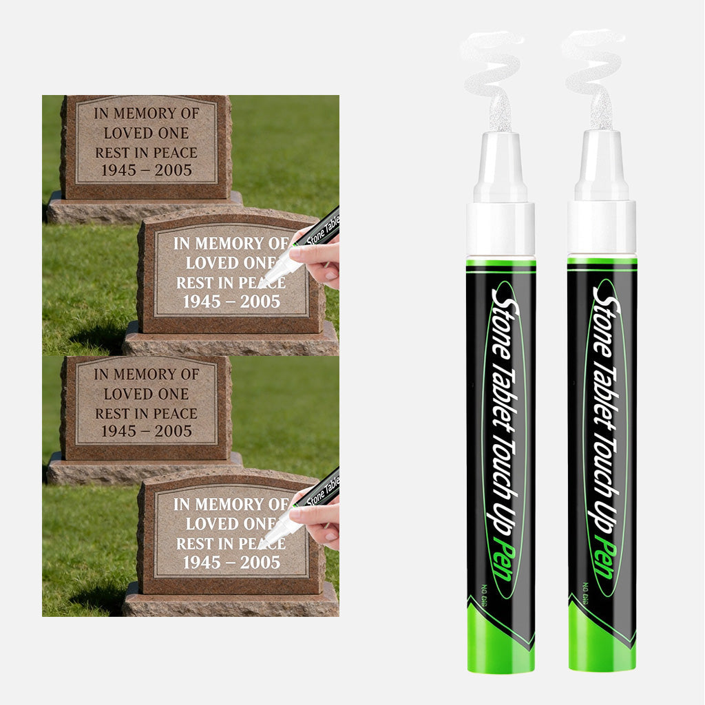 🎁 1 kaufen, 1 gratis erhalten 🐦 Goldfarbene Grabstein-Klammer zur Restaurierung verblasster Grabsteininschriften