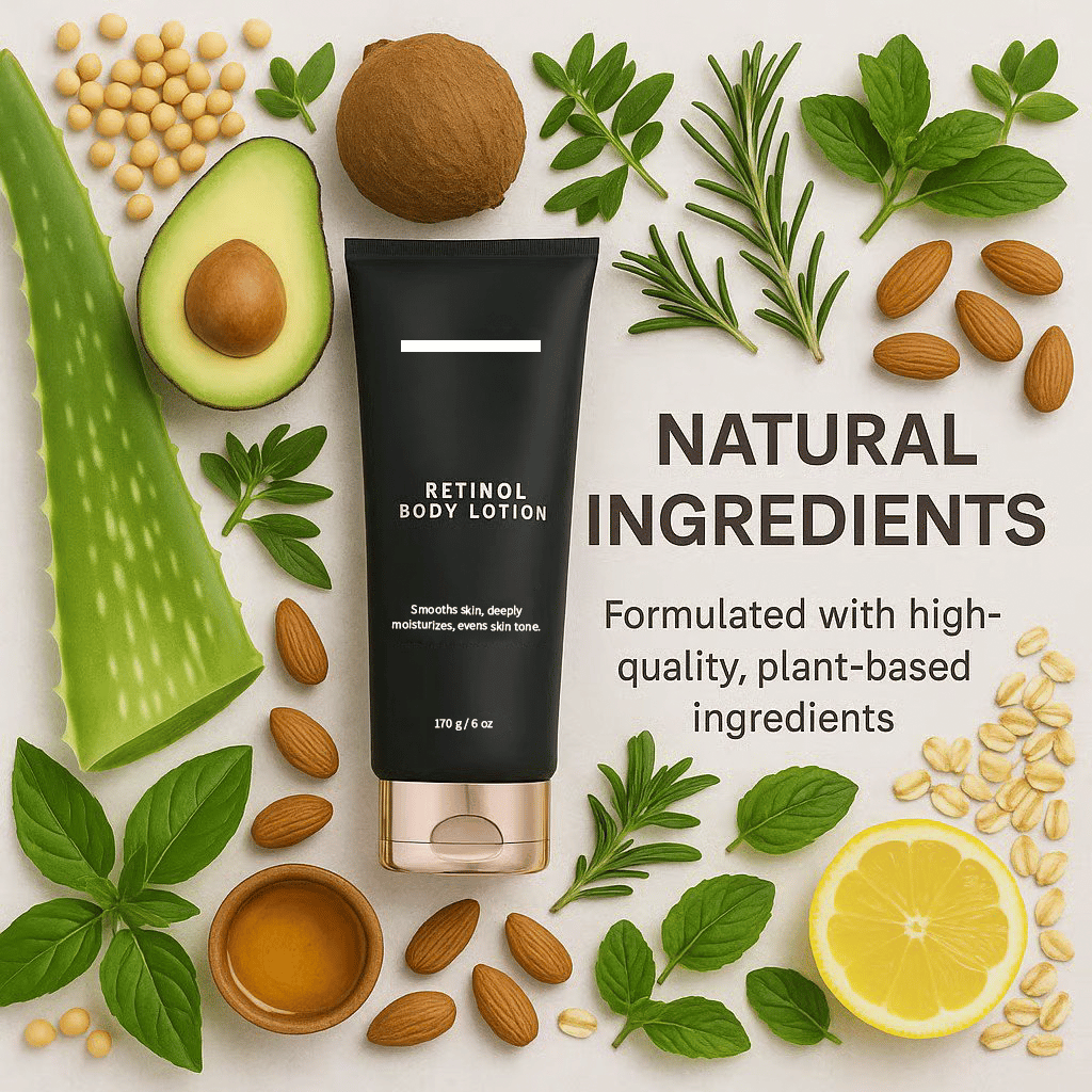 🏆5x Ausverkauft & weltberühmt🏆DRMILGY Retinol Body Lotion 6 oz mit Sheabutter und Ceramiden Hautpflege Feuchtigkeitsspendend