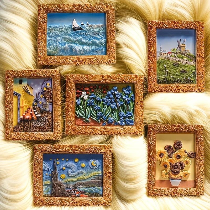 💖Last Day Sale 49% OFF🎨 "Van Gogh Magic Magnets" - 3D-Kunstmagnet-Set (6-teilig)