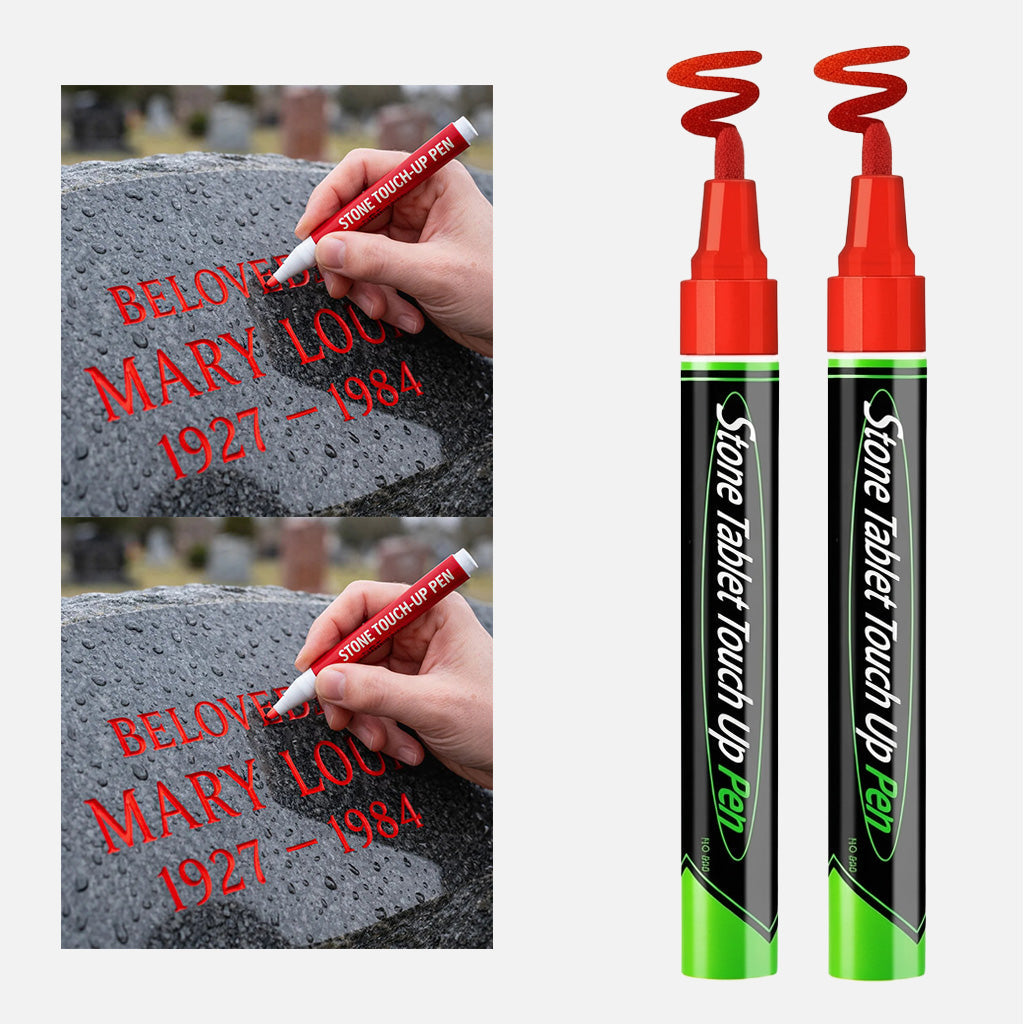 🎁 1 kaufen, 1 gratis erhalten 🐦 Goldfarbene Grabstein-Klammer zur Restaurierung verblasster Grabsteininschriften