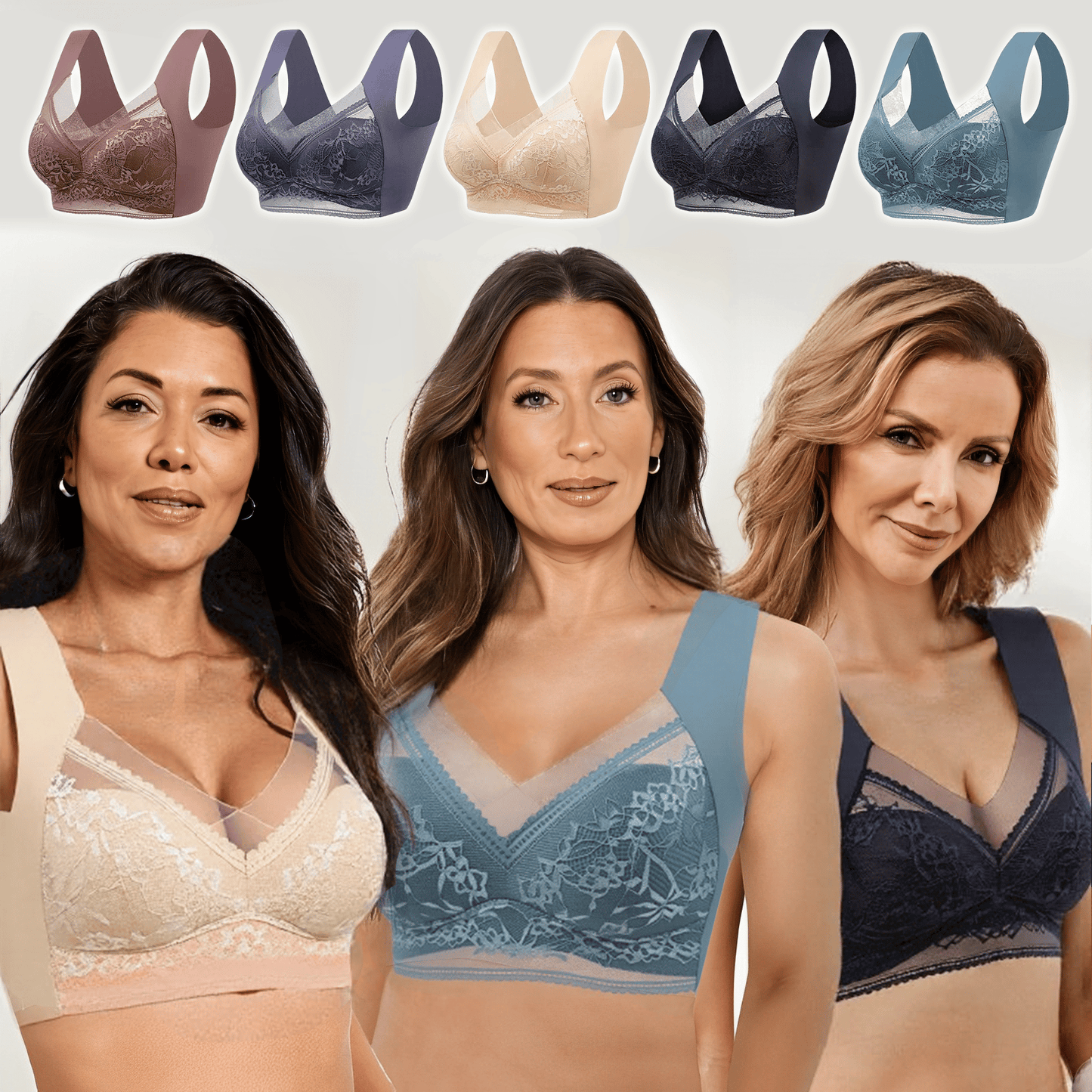 🔥Universal Wunder-BH 🔥 Bügelfrei mit Lift-Effekt🔥360° Stützkraft