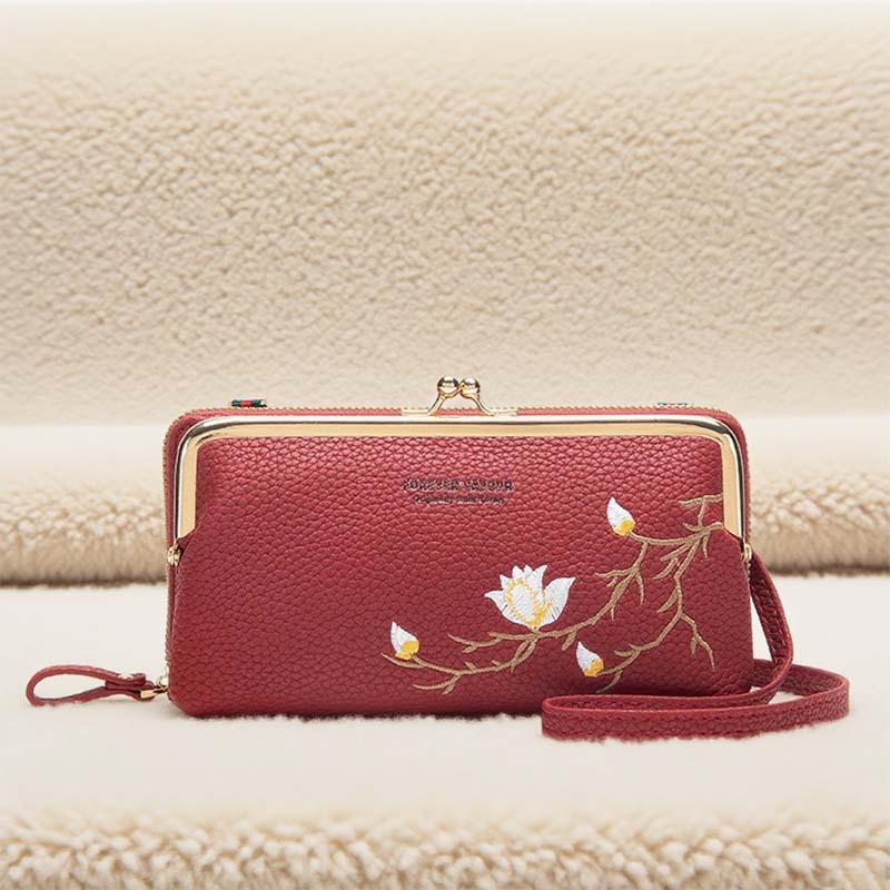 METALLO Clutch - Umhängetasche & Brieftasche in Einem