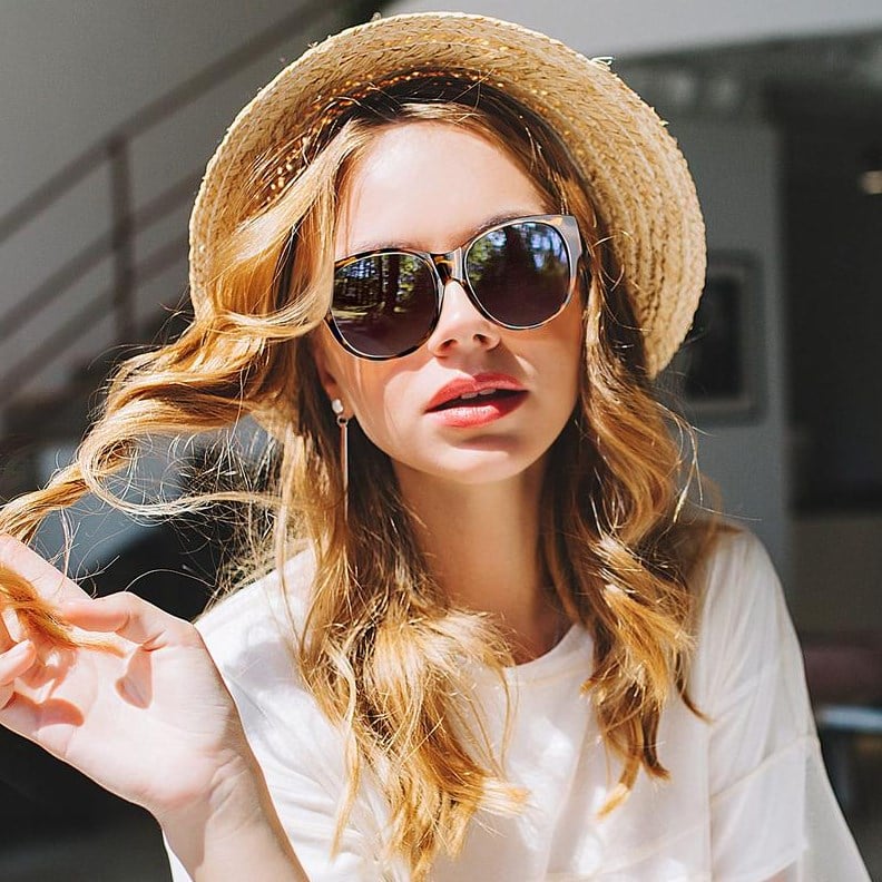 🕶 Neue Cat-Eye-Sonnenbrille in Übergröße, mit polarisierenden Gläsern und UV400-Schutz.