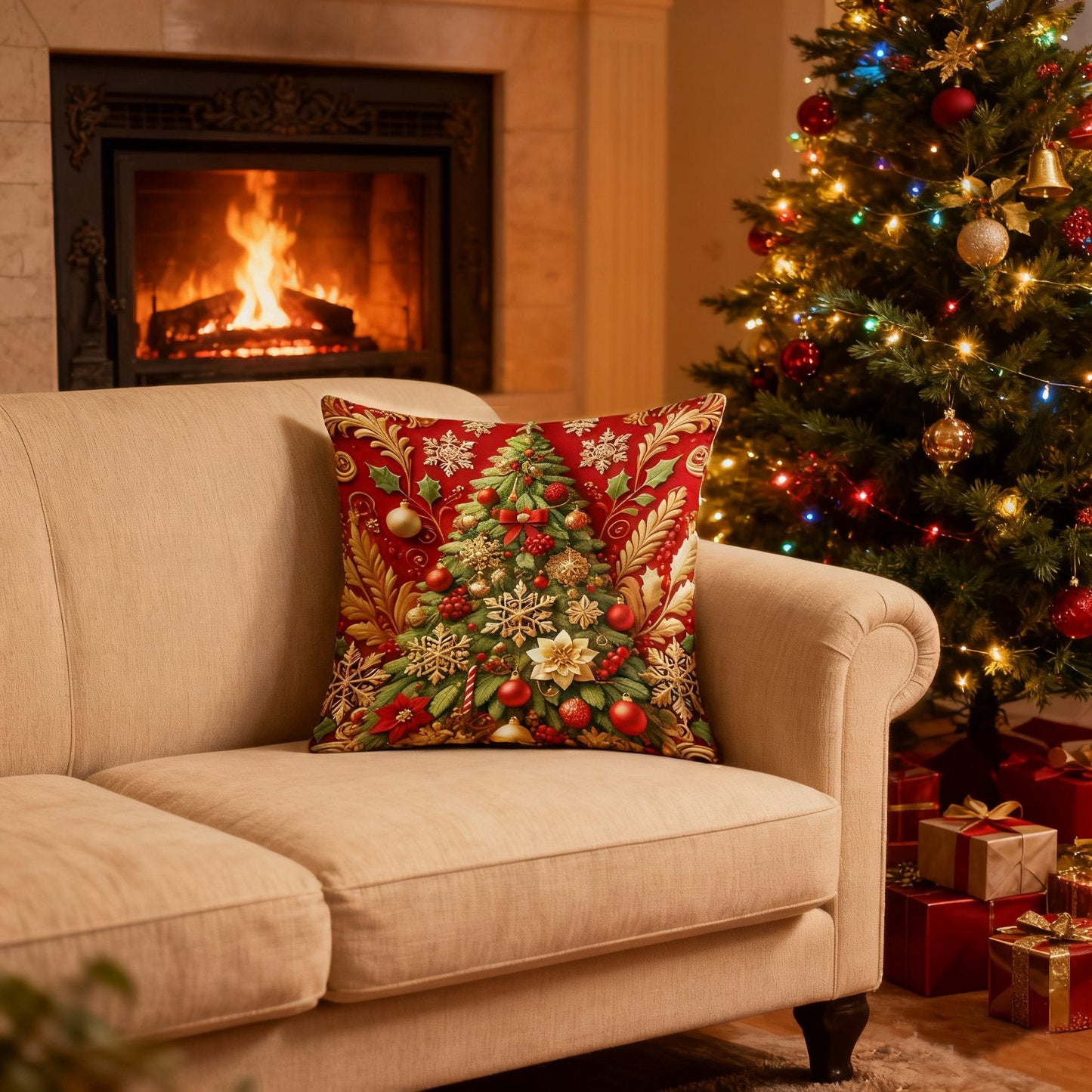 🎅Weihnachts-Schnäppchen 49 % RABATT🏆Roter Weihnachtskissenbezug