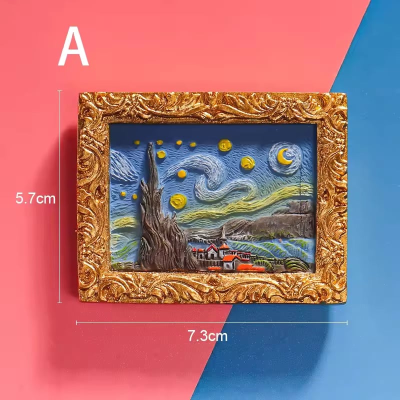 💖Last Day Sale 49% OFF🎨 "Van Gogh Magic Magnets" - 3D-Kunstmagnet-Set (6-teilig)