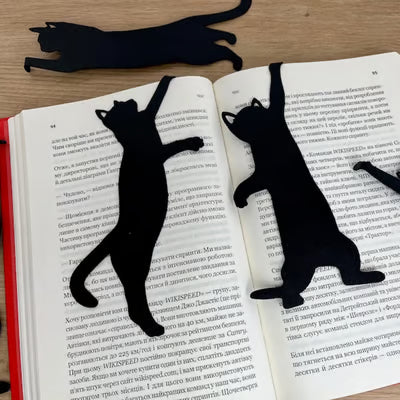 😺📚 Metall-Lesezeichen-Set – 5 bezaubernde Lesezeichen mit Katzenmotiv für Buchliebhaber! ✨🐾