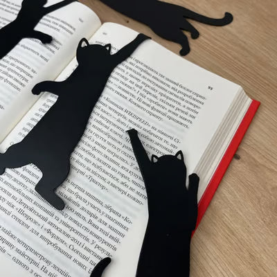 😺📚 Metall-Lesezeichen-Set – 5 bezaubernde Lesezeichen mit Katzenmotiv für Buchliebhaber! ✨🐾