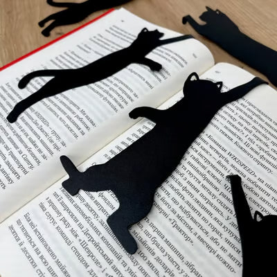 😺📚 Metall-Lesezeichen-Set – 5 bezaubernde Lesezeichen mit Katzenmotiv für Buchliebhaber! ✨🐾
