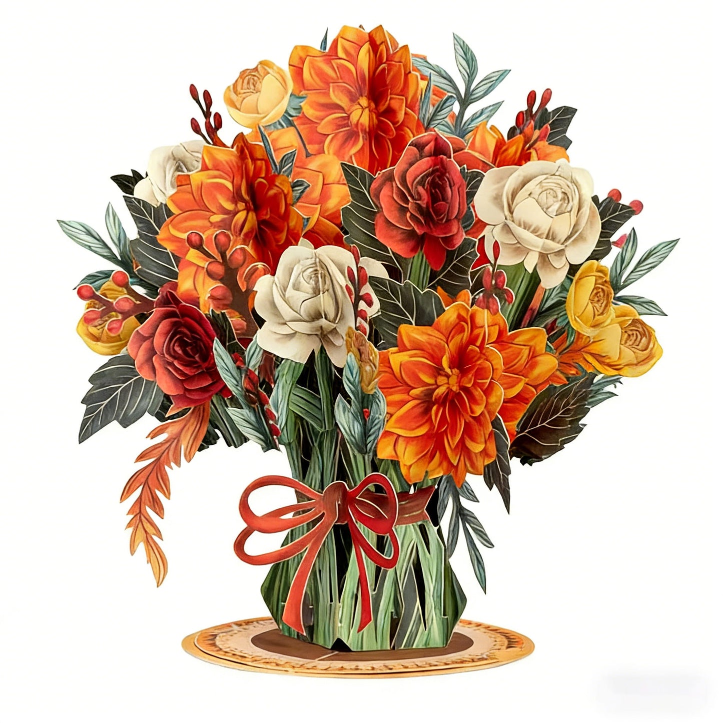 💌 Exklusiv zum Valentinstag: 3D-Pop-up-Karte mit Kirschblüten – das ultimative Andenken für Kartenliebhaber ❤️