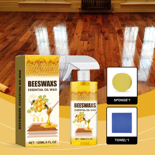 🔥🔥 Bienenwachs-Holzpflegespray 120ml | Verleiht Möbeln, Böden und Schränken natürlichen Glanz und Schutz – nicht fettend, staubabweisend