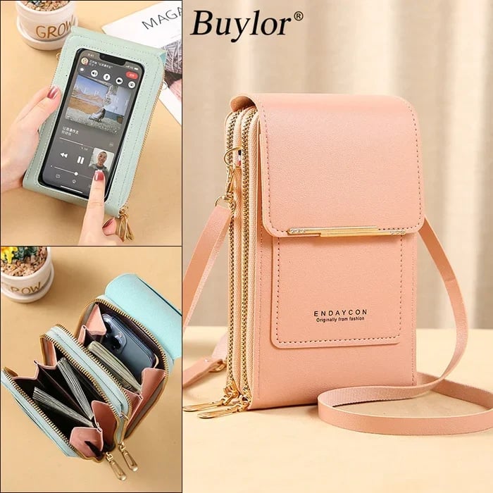 🎁 Diebstahlsichere Tasche aus echtem Leder 🤩