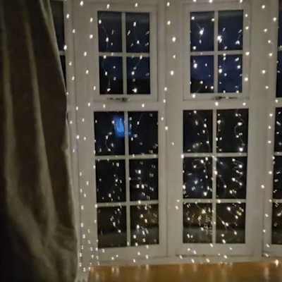 🎁Früher Weihnachtsverkauf 49 % Rabatt🎅LED-Lichterkette, USB-betriebene LED-Lichtvorhang für Geschenkverpackungen