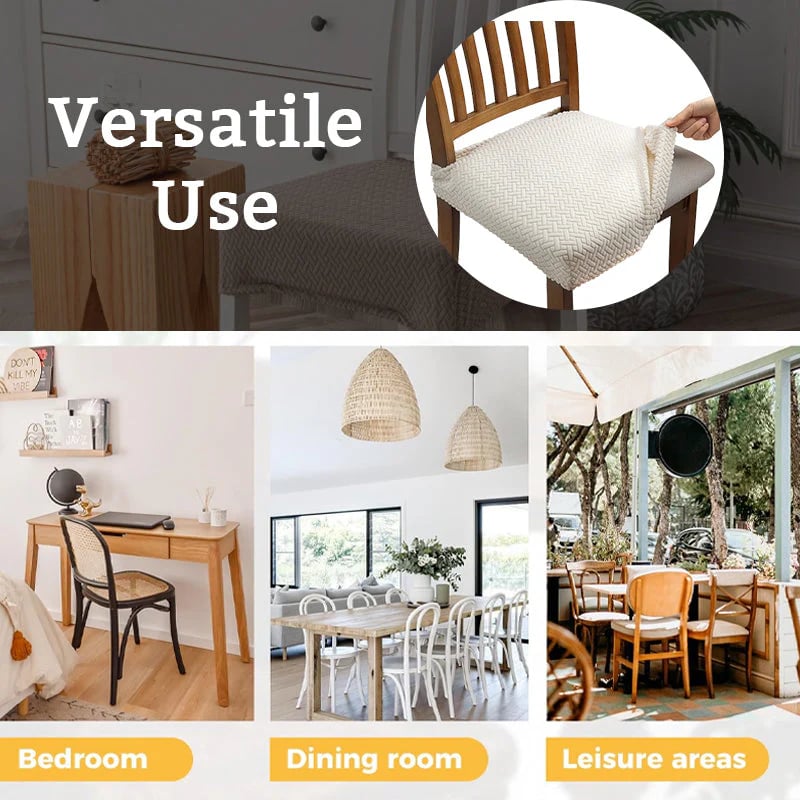 🎅🔥 Wasserdichte Jacquard-Stuhlbezüge – 49 % Rabatt! Strapazierfähig, stilvoll und leicht zu reinigen 🪑✨