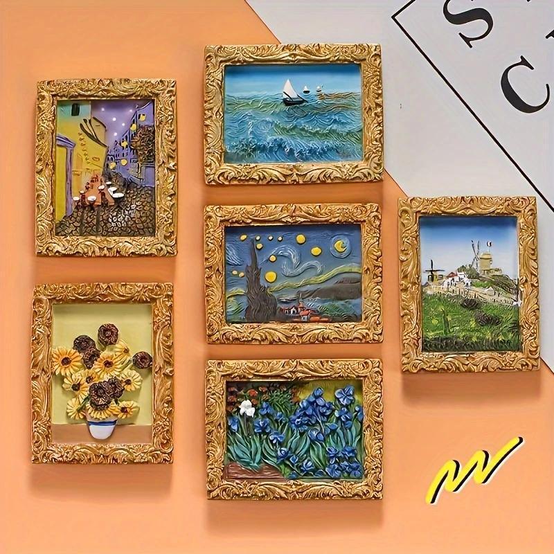 💖Last Day Sale 49% OFF🎨 "Van Gogh Magic Magnets" - 3D-Kunstmagnet-Set (6-teilig)