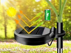 🌞Solar-LED-Sonnenblumen-Gartenleuchten – 29,6 Zoll/74 cm