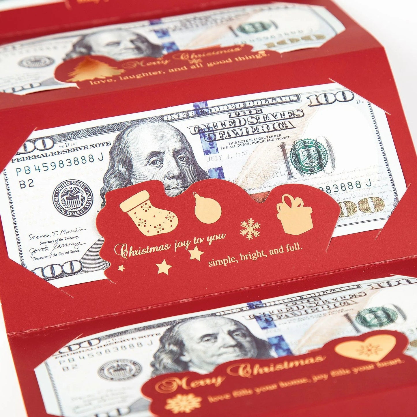 🎅Weihnachtsvorverkauf – 49 % Rabatt🎁 Kreativer, faltbarer Weihnachts-Geldumschlag zum Selbermachen🔥