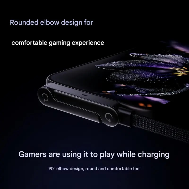 ⚡🔋 2-in-1 unsichtbares Ladekabel – 240-W-Schnellladekabel mit integriertem klappbarem Handyhalter! ✨📱