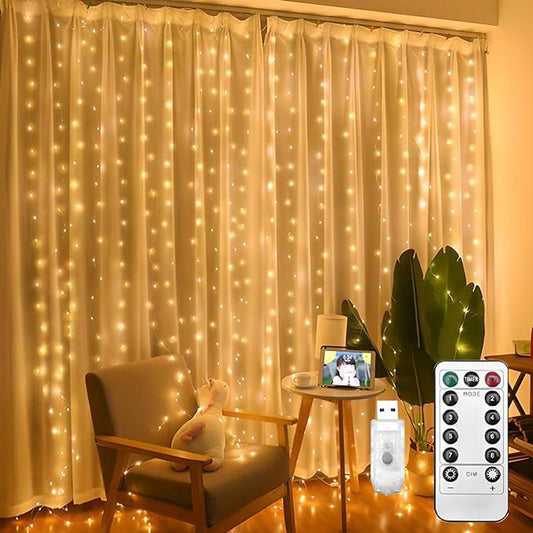 🎁Früher Weihnachtsverkauf 49 % Rabatt🎅LED-Lichterkette, USB-betriebene LED-Lichtvorhang für Geschenkverpackungen