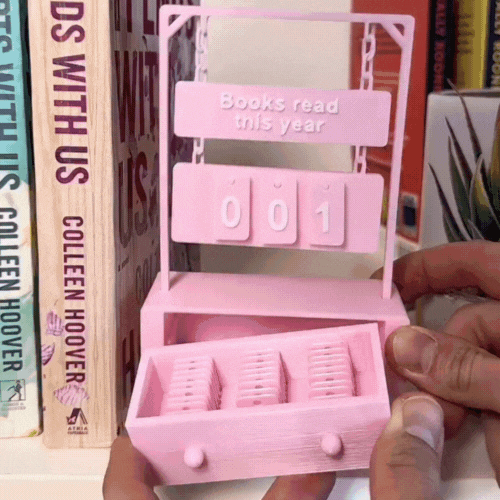 📚 Hängender Buchzähler