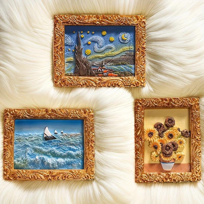 💖Last Day Sale 49% OFF🎨 "Van Gogh Magic Magnets" - 3D-Kunstmagnet-Set (6-teilig)