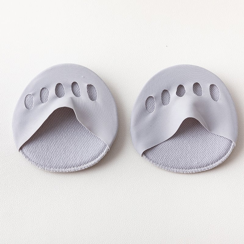 👠✨ Fünfzehen-Vorderfußpolster für Frauen | Stoßdämpfende Einlegesohlen für hohe Absätze | Schwarz/Beig