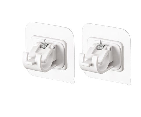 🔥Nagelfreie verstellbare Gardinenstangenhalter (2er-Set)