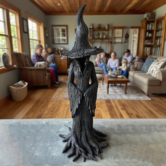 🧙‍♀️Mystische Wächterin - Handbemalte Magierfigur