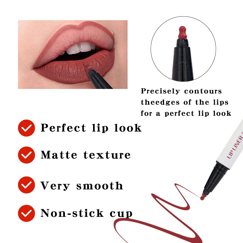 🔥KAUFEN SIE 1, BEKOMMEN SIE 1 GRATIS🔥 Langanhaltender flüssiger Lippenkonturenstift