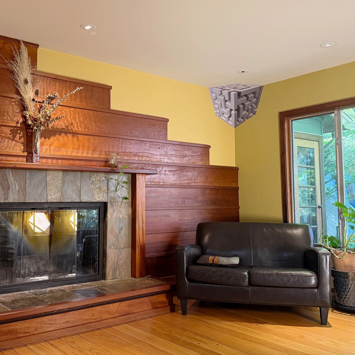 🧠✨ Impossible Corners Wandkunst – Ein Set mit Aufklebern, die eine optische Täuschung erzeugen und die Realität Ihres Zimmers verändern! ✨🎨