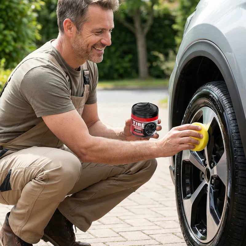🚗 Super-Sparangebot ✨ Premium-Pflegebalsam für Felgen & Reifen — Reinigt, schützt und sorgt für tiefen Glanz | Einfache Anwendung
