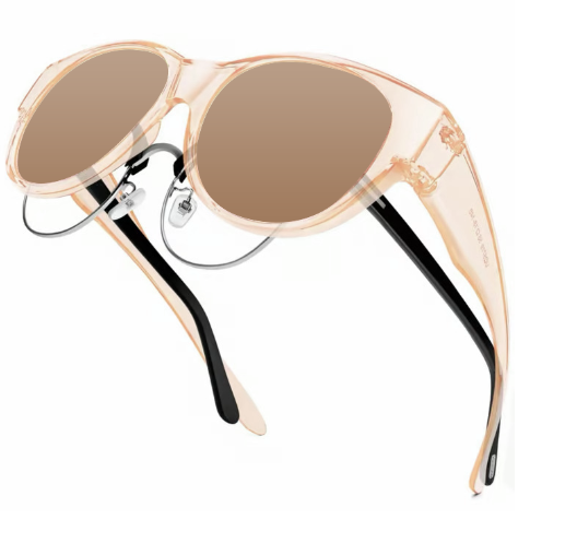 🕶 Neue Cat-Eye-Sonnenbrille in Übergröße, mit polarisierenden Gläsern und UV400-Schutz.